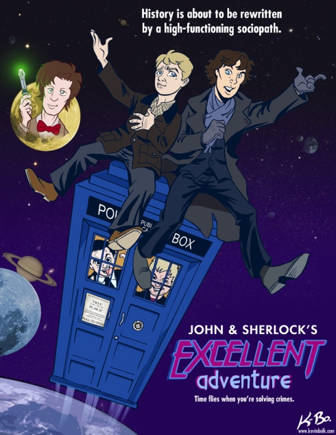 John and Sherlock's Excellent Adventure by *kevinbolk